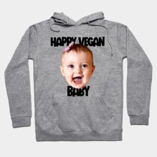 Happy Vegan Baby shorts Hoodie